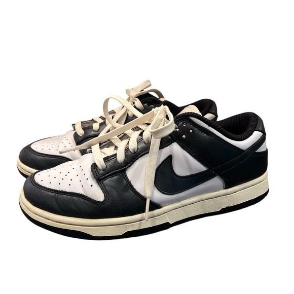 Nike Shoes - Nike Dunk Low Panda Coconut Vintage Premium White/Black FQ8899-100 Women’s 8.5
